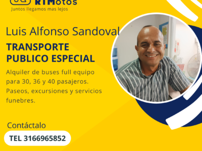 TRANSPORTE PUBLICO ESPECIAL (ALQUILER DE BUSES)