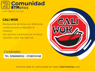 CALI WOK - RESTAURANTE - ARROZ AL WOK